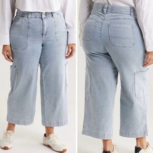 Democracy Cropped Cargo Jeans